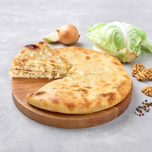 Пирог с капустой и грецким орехом осетинский