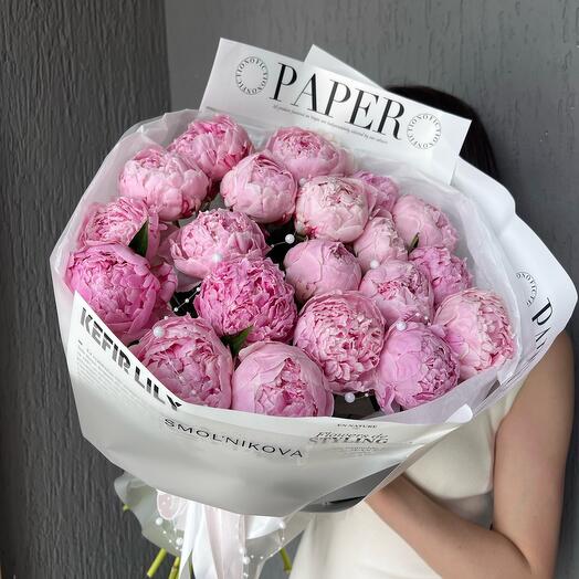 Букет как из Pinterest, шикарные пионы