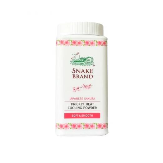 Охлаждающая Пудра-Тальк Snake Brand Японская сакура  50г