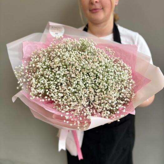 Bouquet 019 (букет из гипсофилы)