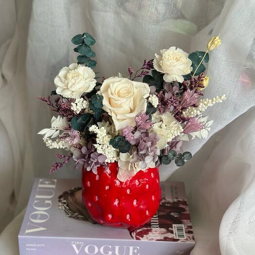 Композиция в эксклюзивном кашпо 🍓
