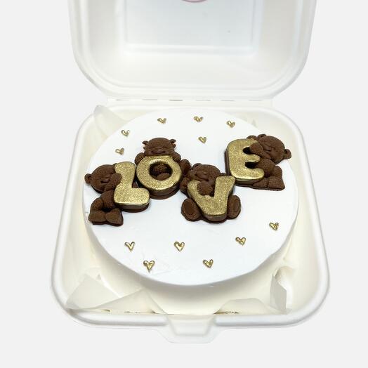 Бенто торт Love