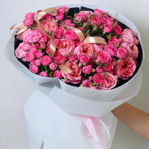 Букет из роз Пинк экспрешн