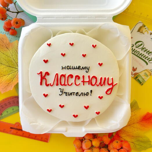 Бенто торт нашему классному учителю на 1 сентября день знаний