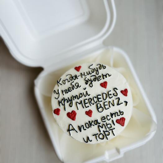 Бенто торт для мужчины Мерседес Бенц