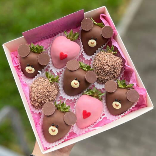 Клубника в шоколаде «мишка 🍓 »
