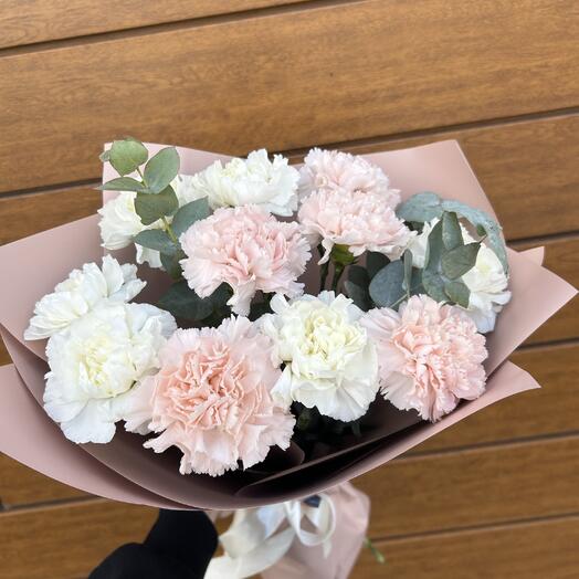 Букет из нежных диантусов 🌸