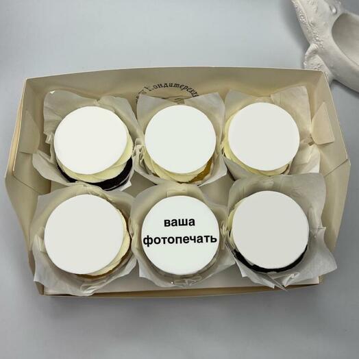 Капкейки фотопечать с вашим дизайном, печать на капкейках