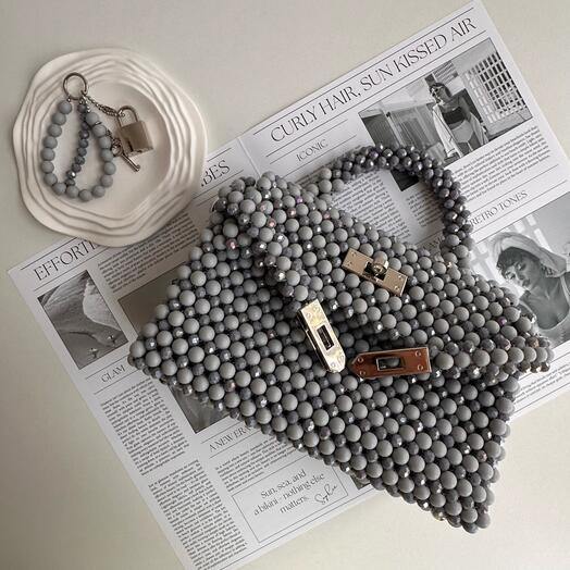 Сумочка из бусин ручная работа