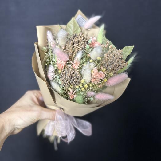 Букет из сухоцветов «волшебный лес»