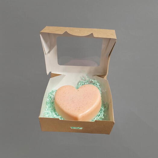 Мыло ручной работы сердечко "Любимой маме"