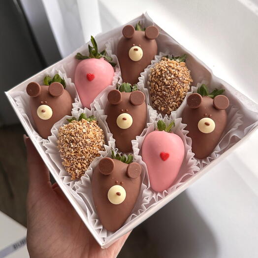 Клубника в шоколаде «Мишки»