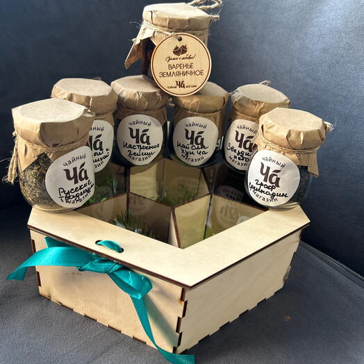 Набор с чаем  «Соты»