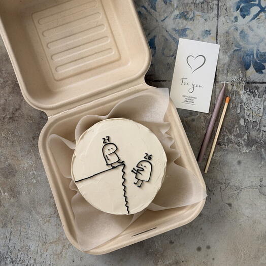 Веган бенто торт «С днем рождения»