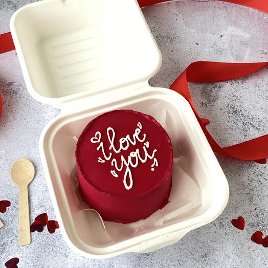 Бенто торт «I love you»