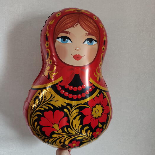 Шар фигура "Матрёшка"