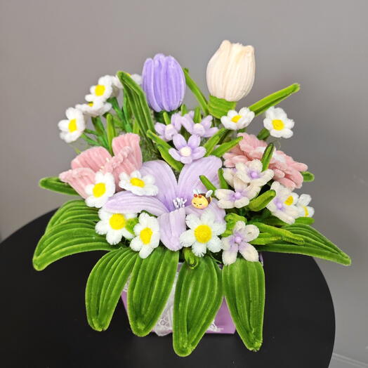 Букет ручной работы "весна"