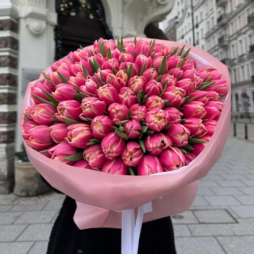 101 пионовидный тюльпан Коламбус