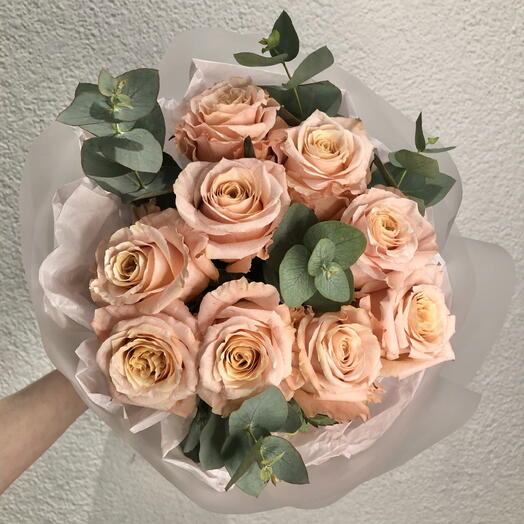 Букет персиковых роз🧡