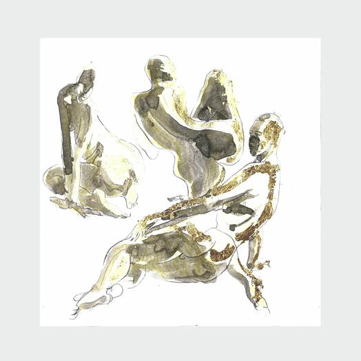 Скетч-Ню-Графика: широкоформатная работа «Страсть»