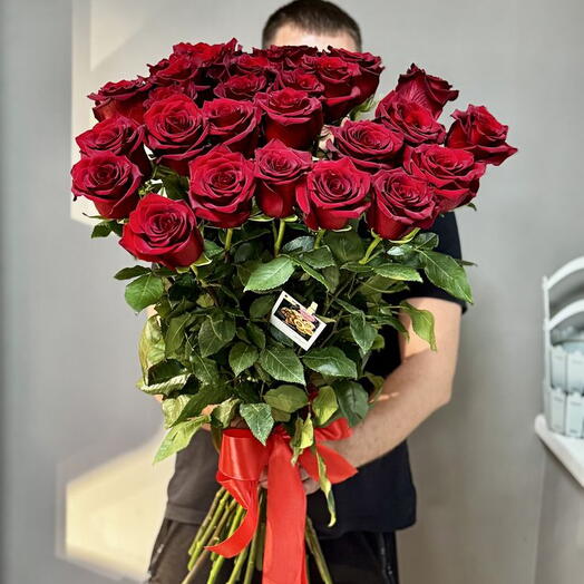 Букет Классика. 25 эквадорских роз
