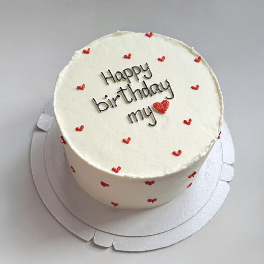 Торт happy birthday my love