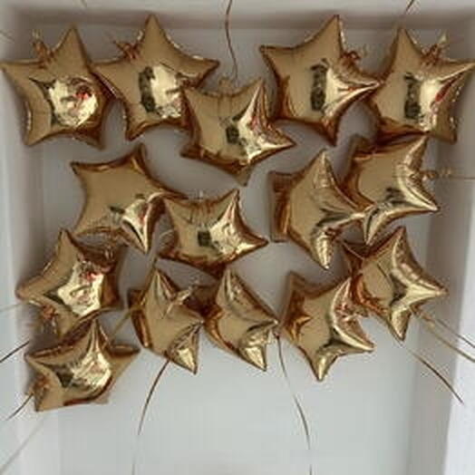 Шарики звездочки под потолок «звездное небо»