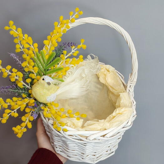 Пасхальная корзинка для кулича