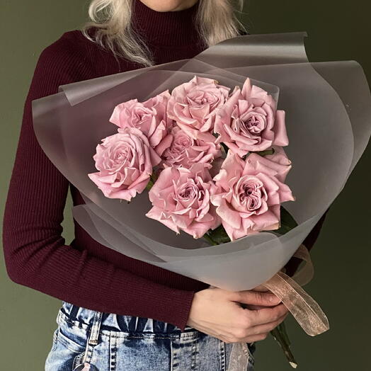 Букет из 7 роз Sweet menta