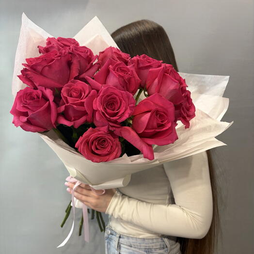Большой Букет из яркий Роз 🌹