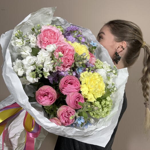 🩷💚Дофаминовый букет💜💛