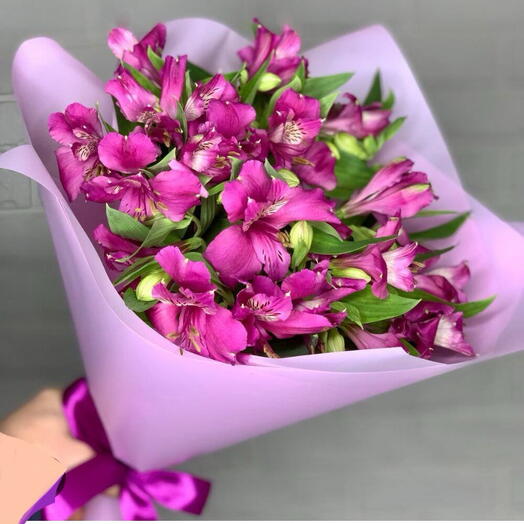 Букет из нежных альстрамерий 🧚♀️
