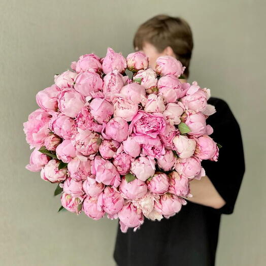 🩷🩷🩷Букет пионов сорта Sarah Bernhardt 35шт