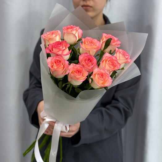 11 нежных роз. Арт. 35217