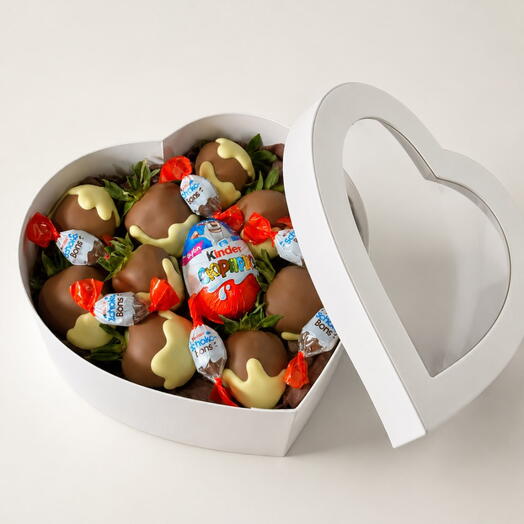 Клубника в шоколаде Kinder сюрприз