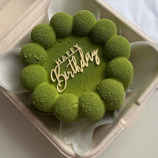Муссовый бенто Happy birthday 💚