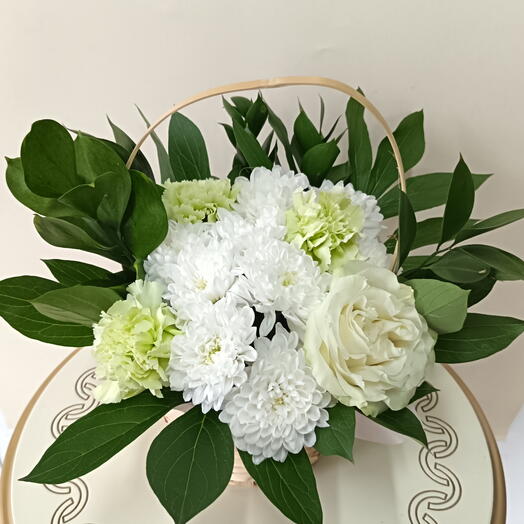 Корзина с цветами 3