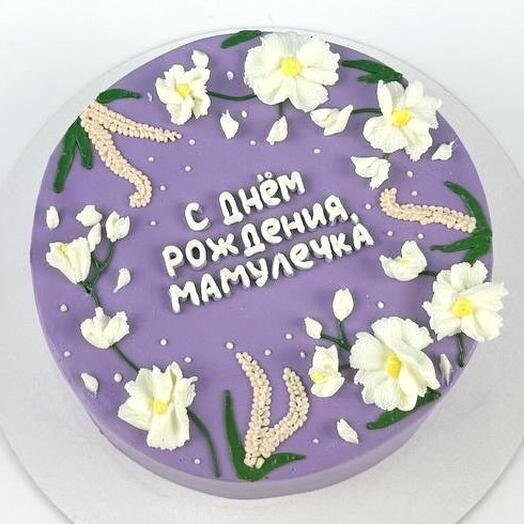Торт на день рождения маме, «Цветочное настроение»