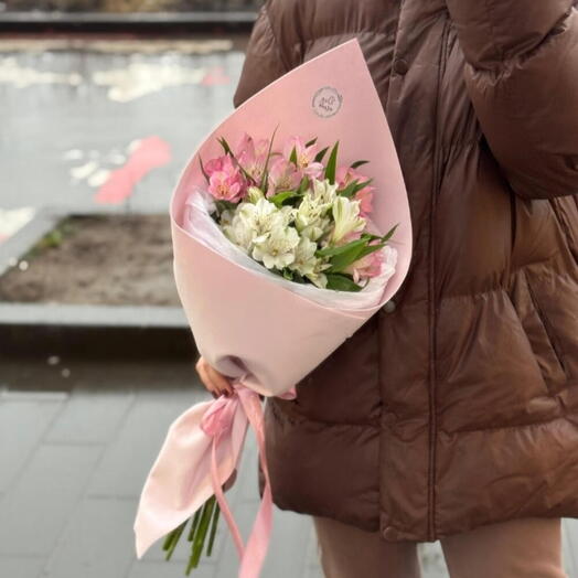 Альстромерия 🩷Нежный букет с альстромерией