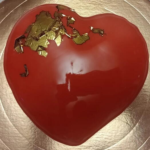 Сердце. муссовый торт