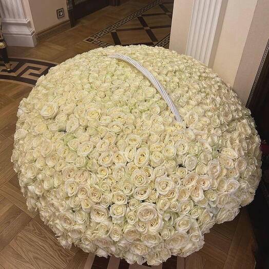 501 Роза в корзине