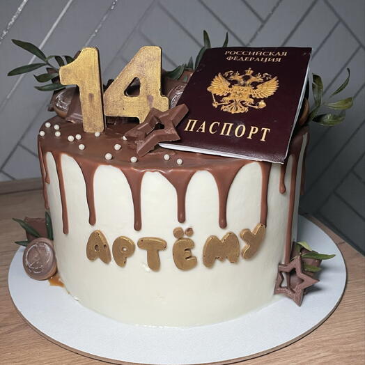Торт на 14 летие