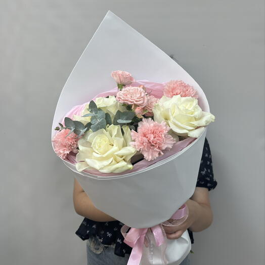 букетик с французскими розочками 🌸