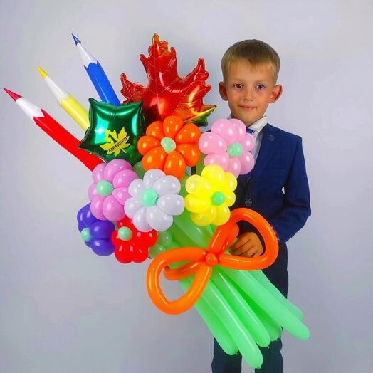 Букет из шаров на 1 сентября