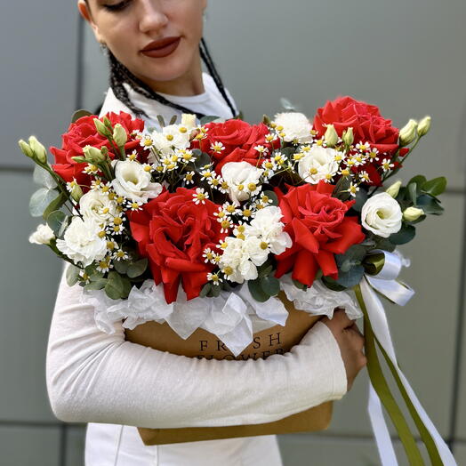 Цветы в коробке