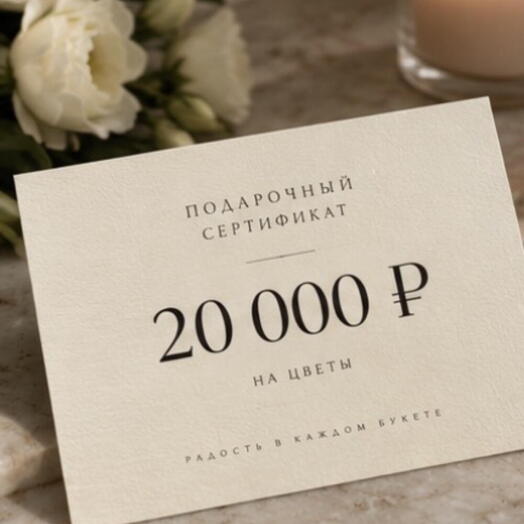 Подарочный сертификат