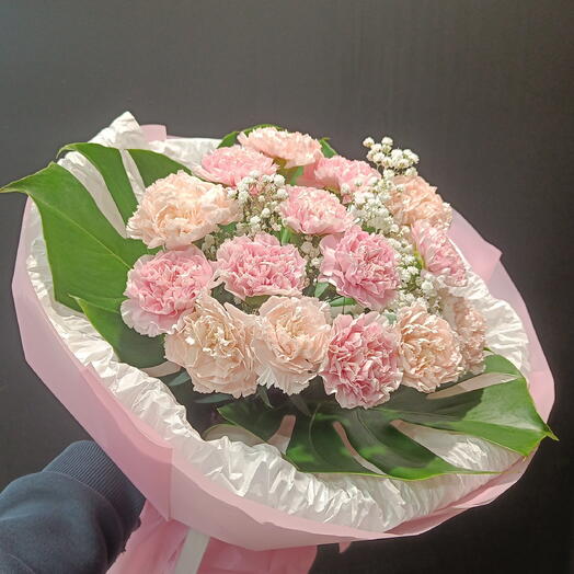 Букет с диантусом