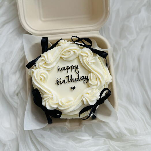 Бенто с бантиками, рюшами, happy birthday
