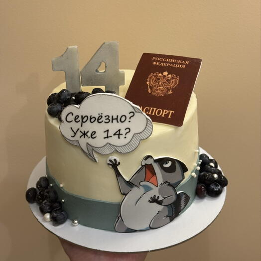 Медовик (с начинкой на выбор)  2 кг