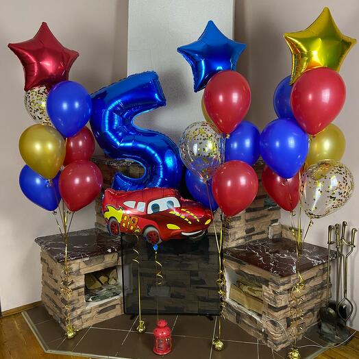 Воздушные шары на День рождения, 23 шт